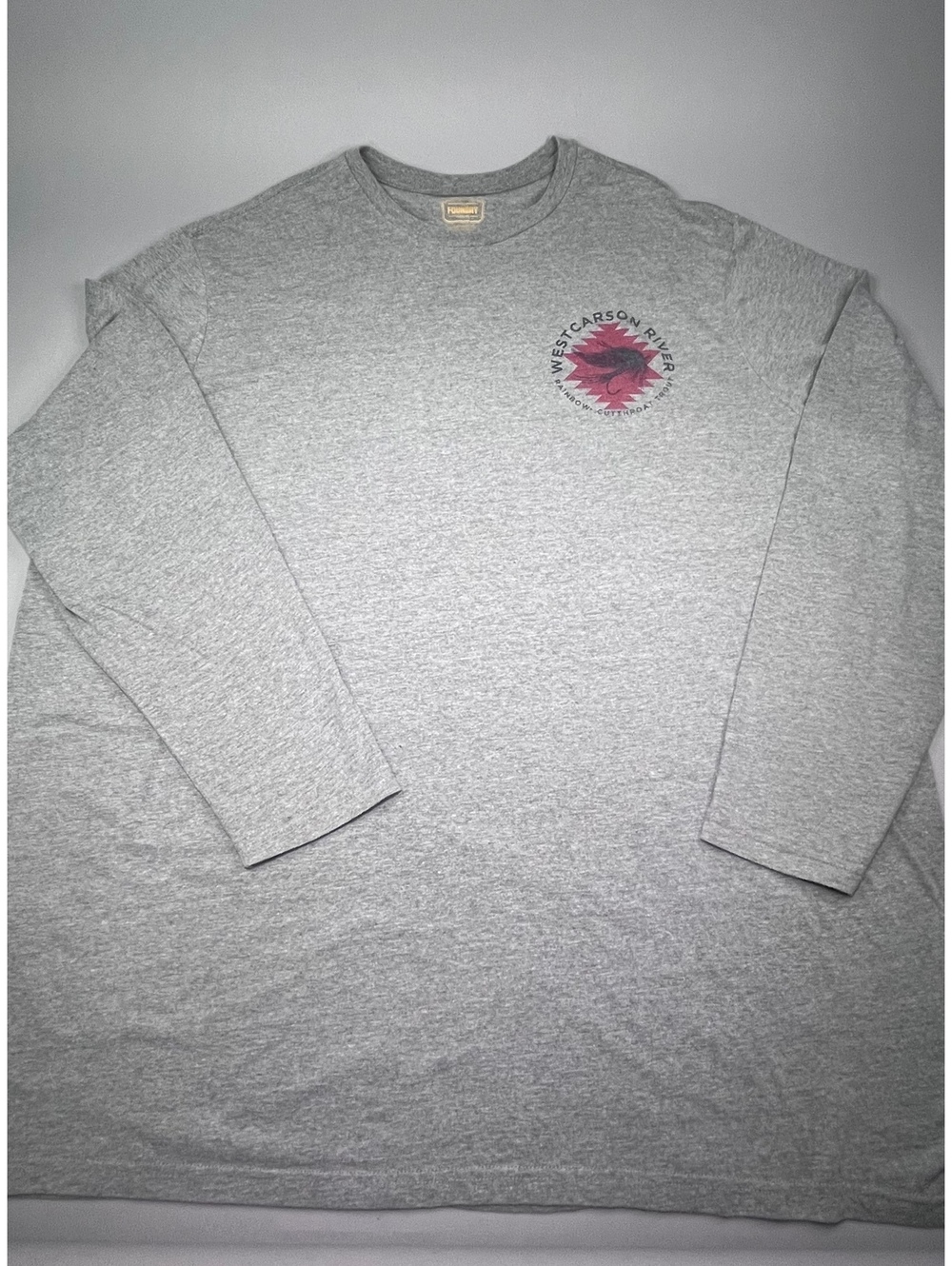 The Foundry West Carson River long sleeve T-shirt gray
